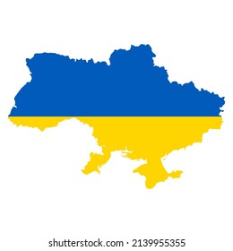 Ukraine map icon, geography blank concept, isolated graphic background vector illustration .