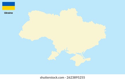Ucrânia mapa vetor isolado no fundo transparente