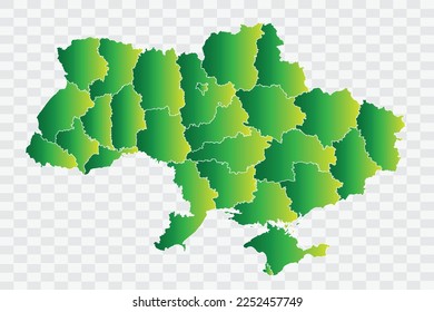 Ukraine Map yellowish green Color Background quality files png