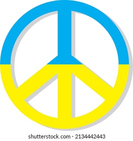 ukraine peace vector design inspiration