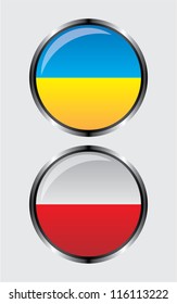 Ukraine and Poland icon