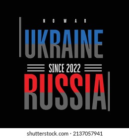 Ukraine, Russia typography graphic for print t shirt, vector illustration, authentic, design style