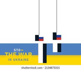 Ukraine and Russia are at an unsettling war. causing separation and conflict between neighbors