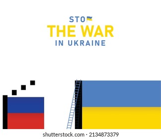 Ukraine and Russia are at an unsettling war. causing separation and conflict between neighbors