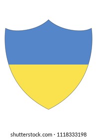 Ukraine Shield Flag