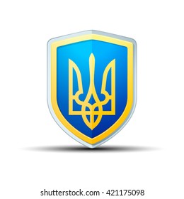 Ukraine shield sign