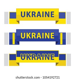 ukraine soccer or football scarves 