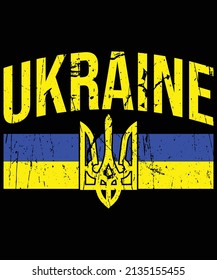 Ukraine Support war T-shirt design