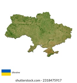 Ukraine Topography Country  Map Vector svg