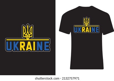 Ukraine T-shirt design. eps design 
