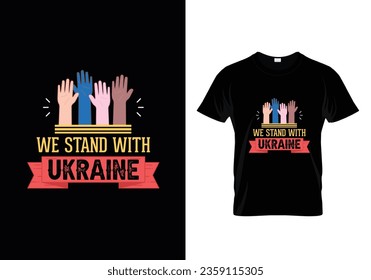 Ukraine Tshirt Design for supporting