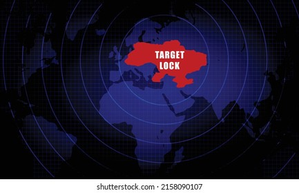 Ukraine Under Attack Concept. Russia Vs Ukraine Conflict