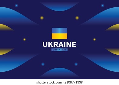 Ukraine Unity Day Background Event