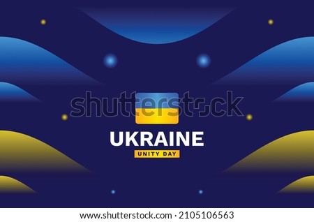 Ukraine Unity Day Event Background