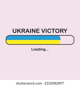 Ukraine. Vector illustration. The color of the freedom 