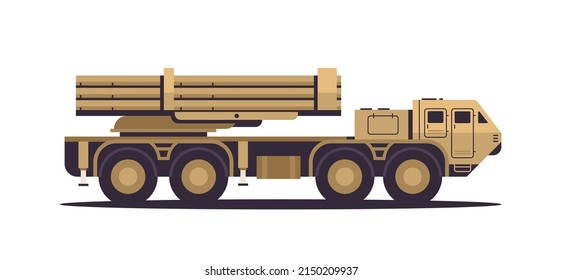 Ukrainian anti-aircraft missile truck special military equipment heavy vehicle concept stop war against Ukraine