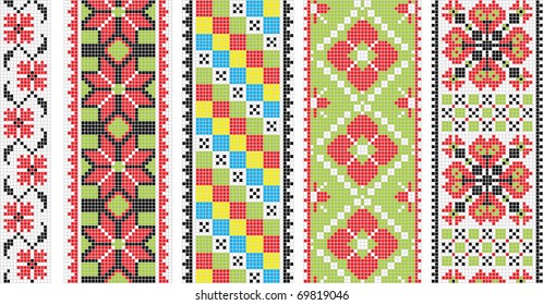 Ukrainian art vector