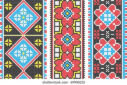 Ukrainian art vector