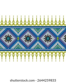 Design de padrão de ponto cruzado ucraniano