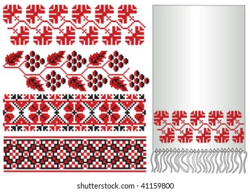 ukrainian embroider grapes