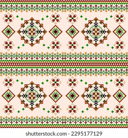 Ukrainian embroidery.Textile design for callar shirts, shirts, blouses,T-shirts, fashion woman,wallpaper,clothing,texture and fabric.Pattern design on pink background.