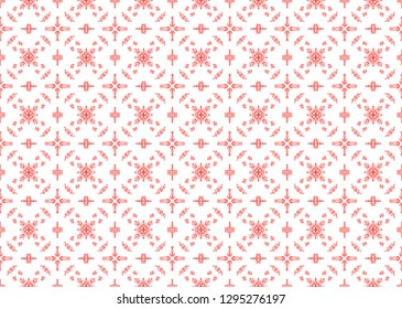 Ukrainian ethnic ornament-pixel pattern like old handmade folk art knitted embroidery