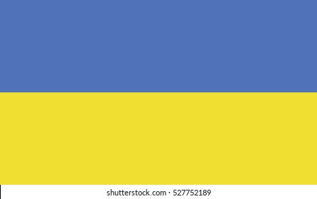 Ukrainian flag blowing in the wind. Part of a series.
