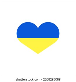 Ukrainian flag. Freedom blue, energizing yellow