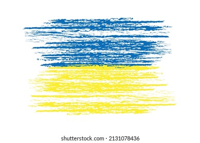 Ukrainian Flag I Stand with Ukraine Pray for Ukraine Stop the War Chalk