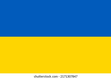 Ukrainian flag. Yellow-blue flag of the Ukrainian state.