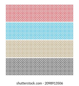 Ukrainian Folk Seamless Pattern Ornament Vector Illustration. Ethnic Ornament. Border Element
