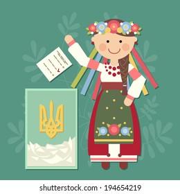 Ukrainian girl voting - Ukrainian elections