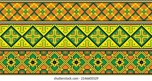 ukrainian national ornament texture background pattern