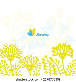 Ukrainian pattern. Save Ukraine. Floral background. National symbol. 