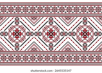 Ukrainian pattern,geometric ethnic oriental  pattern,Slavic pattern,Vector illustration,geometric design background,abstract background.design for texture,fabric,clothing,decoration,scarf,print,shirt