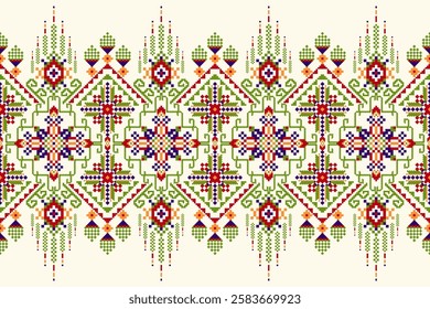 Ukrainian pattern.Slavic ornament pattern.geometric ethnic oriental pattern on white background vector illustration.Aztec style,abstract background.design for texture,fabric,clothing,decoration,print.