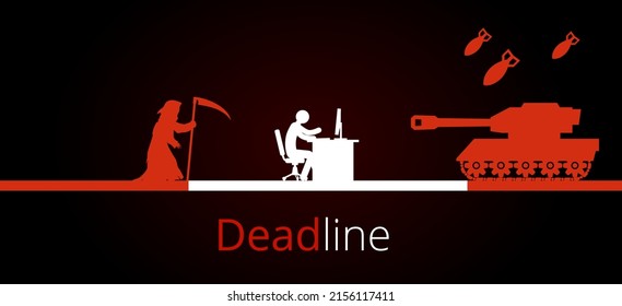 Ukrainian programmer works on the one hand under the pressure of deadlines, on the other hand under the pressure of military offensives. Work during the war. Working as a programmer under pressure and