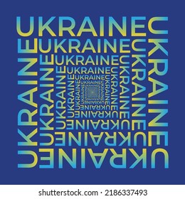 Ukrainian text illustration. Independence day Ukraine. Support Ukraine. Vector for banner, background, poster, and others