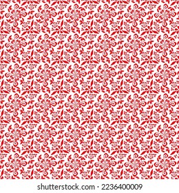 In Ukrainian traditional style seamless vector pattern 