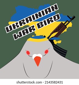 Ilustración del vector de guerra de Ucrania