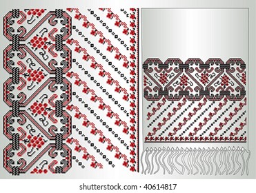 ukrainian_embroider_towel_folk_pattern