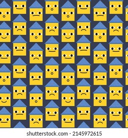 Ukrainians seamless pattern. Stay with Ukraine  concept. Support for Ukraine. No war. Vector illustration.