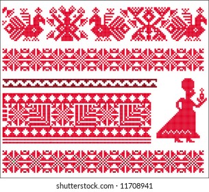 Ukranian Slavonic patterns. To see similar, please VISIT MY GALLERY.

