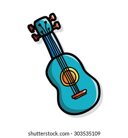 ukulele color doodle