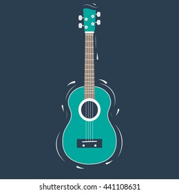 Ukulele guitar illustration