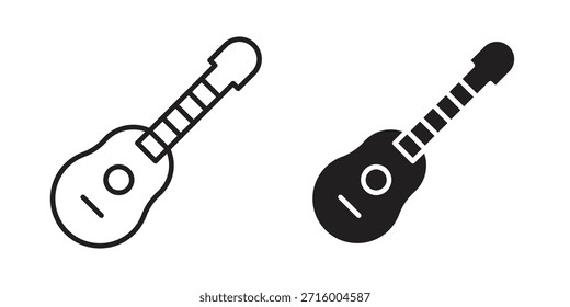 Concepto de icono de ukelele para infografía, Sitio web o App.