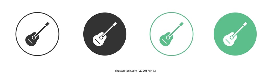 Pictogramas de icono de ukelele. Vector EPS 10
