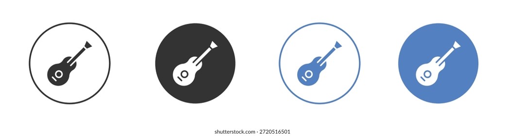 Colección de ilustración de arte de Clip de Vector de icono de ukelele