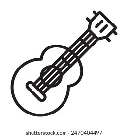 ukulele icon vector illustration logo design