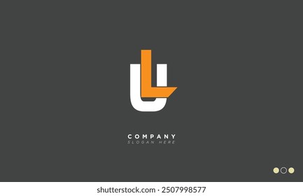 UL Alphabet letters Initials Monogram logo LU, U and L